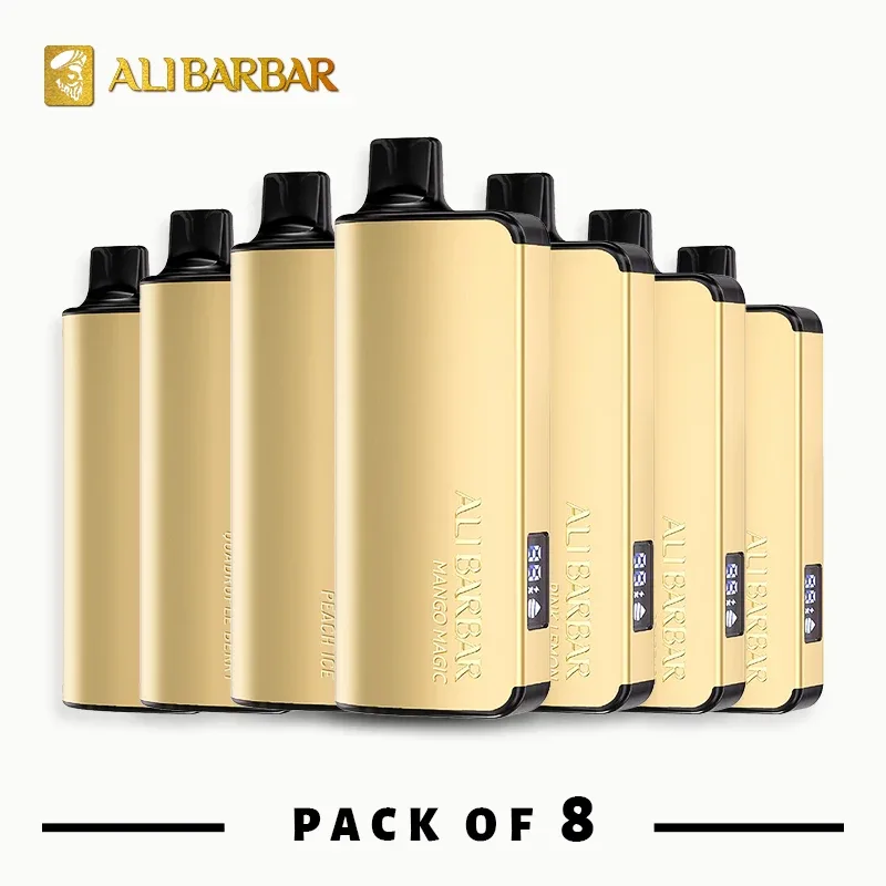 ALIBARBAR INGOT 9000 Puffs - 8 PCS
